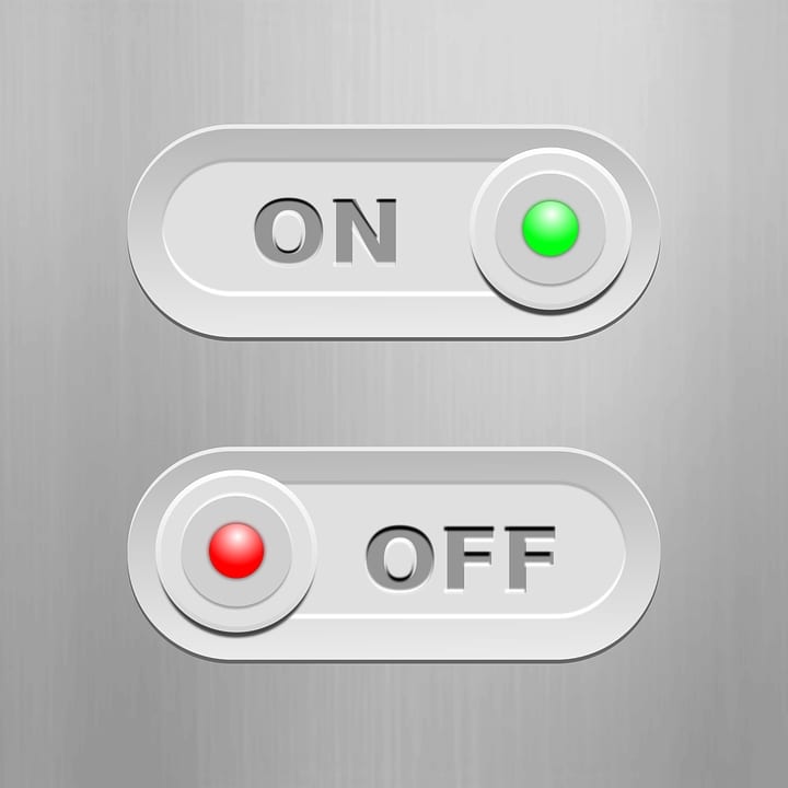 On & Off Buttons